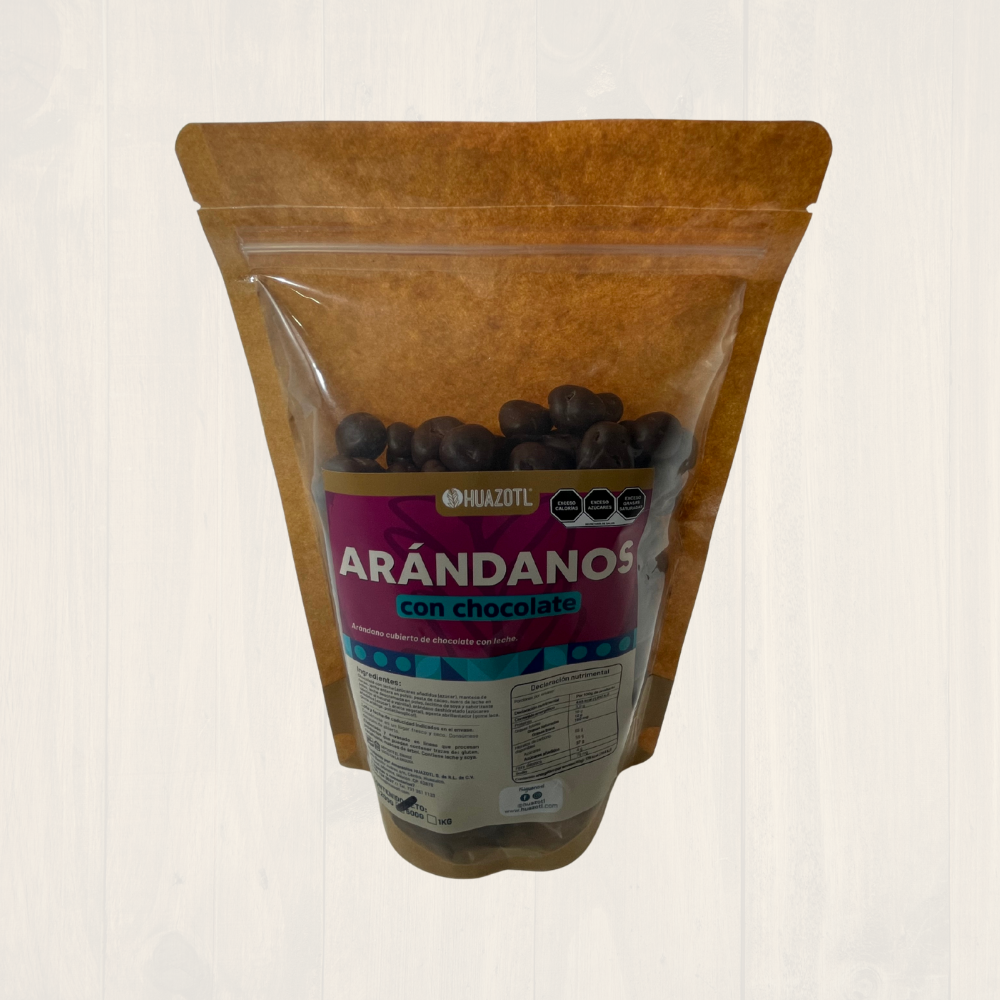 Arándanos con chocolate