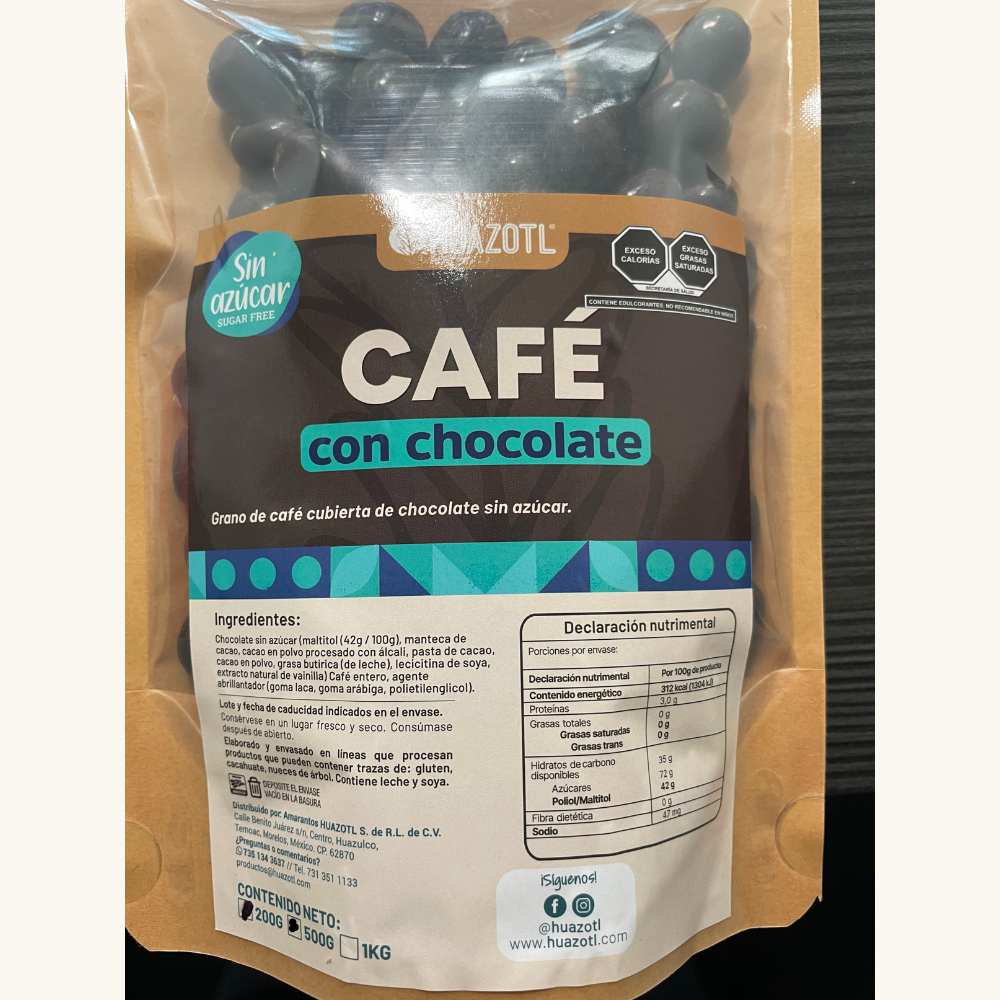 Café con chocolate sin azucar