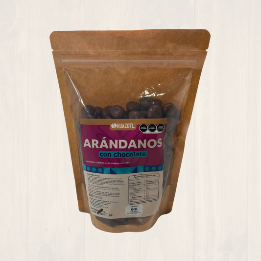 Arándanos con chocolate