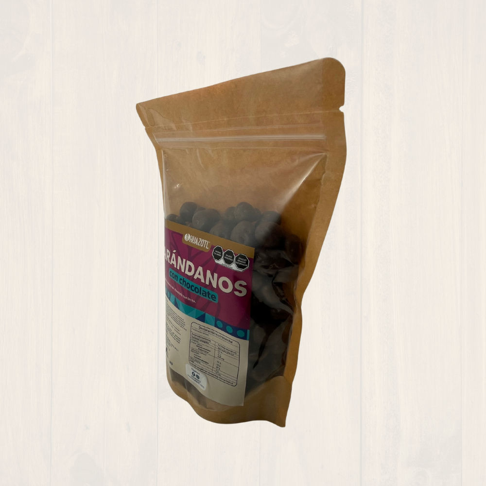 Arándanos con chocolate