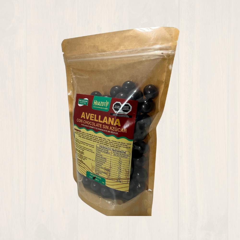 Avellana con chocolate sin azúcar 500 g