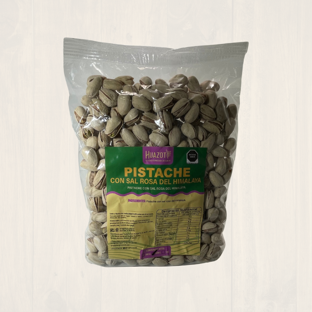 Pistaches con sal del himalaya