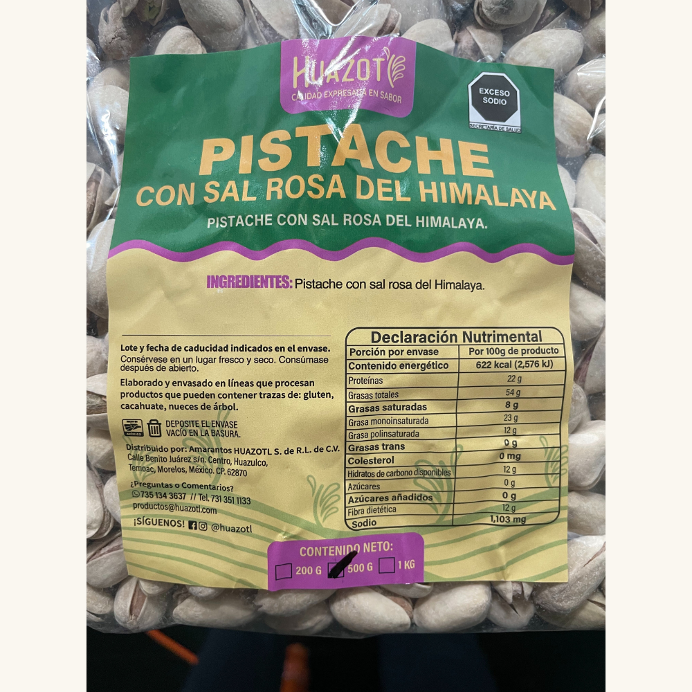 Pistaches con sal del himalaya